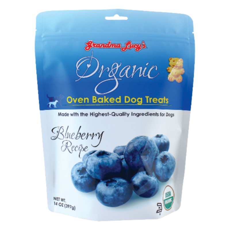 Grandma Lucys Organic Oven Baked Blueberry Dog Treats