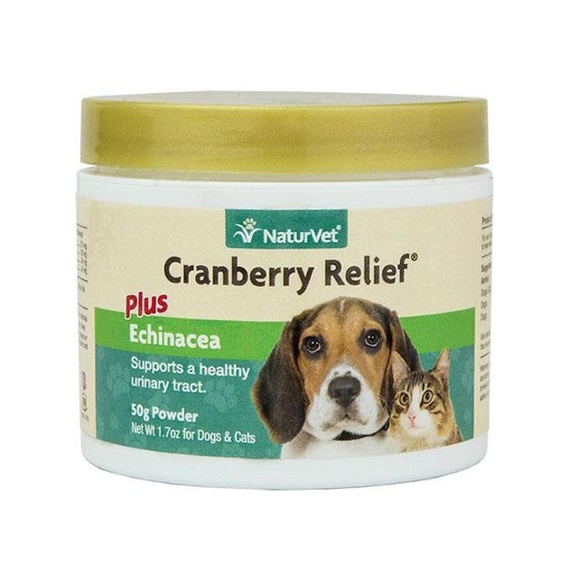 NaturVet Cranberry Relief (Urinary & Immunity) Powder Cat & Dog Supplement