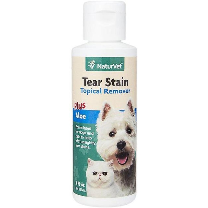 NaturVet Tear Stain Remover Topical Aid for Cats & Dogs