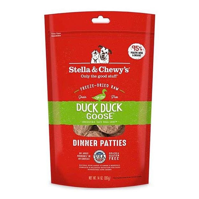 Stella & Chewys Freeze Dried Dinner Patties Dog Food (Duck)