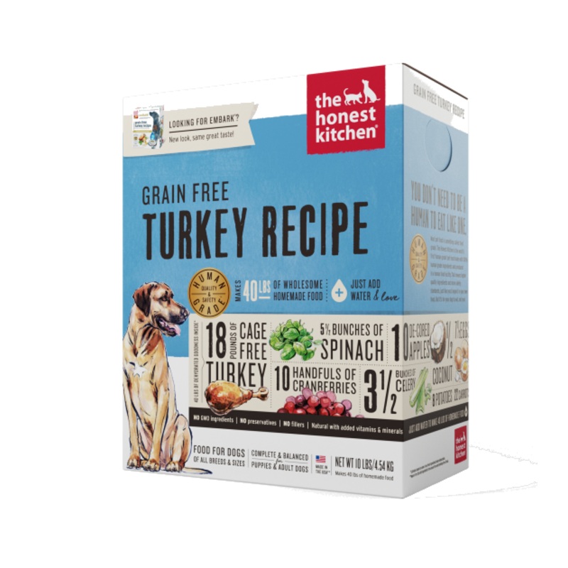 The Honest Kitchen Embark Dehydrated Dog Food (Grain Free Turkey Recipe)