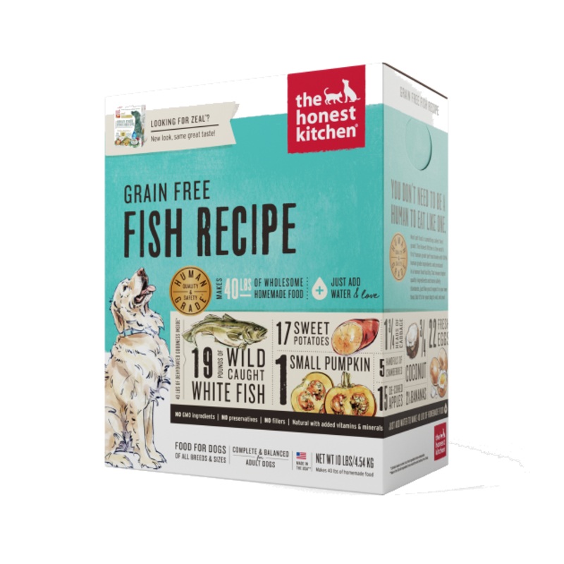 The Honest Kitchen Zeal Dehydrated Dog Food (Grain Free Fish Recipe)