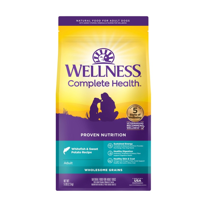 Wellness Complete Health Adult Dry Dog Food (Whitefish & Sweet Potato Recipe)