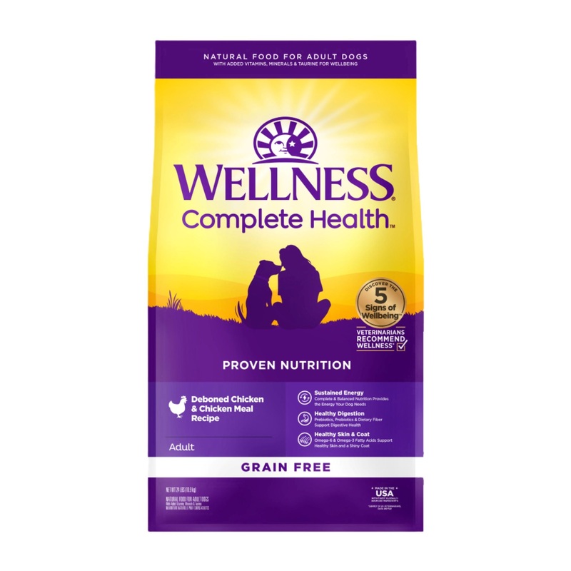 Wellness Complete Health Grain Free Dry Dog Food (Deboned Chicken & Chicken Meal Recipe)
