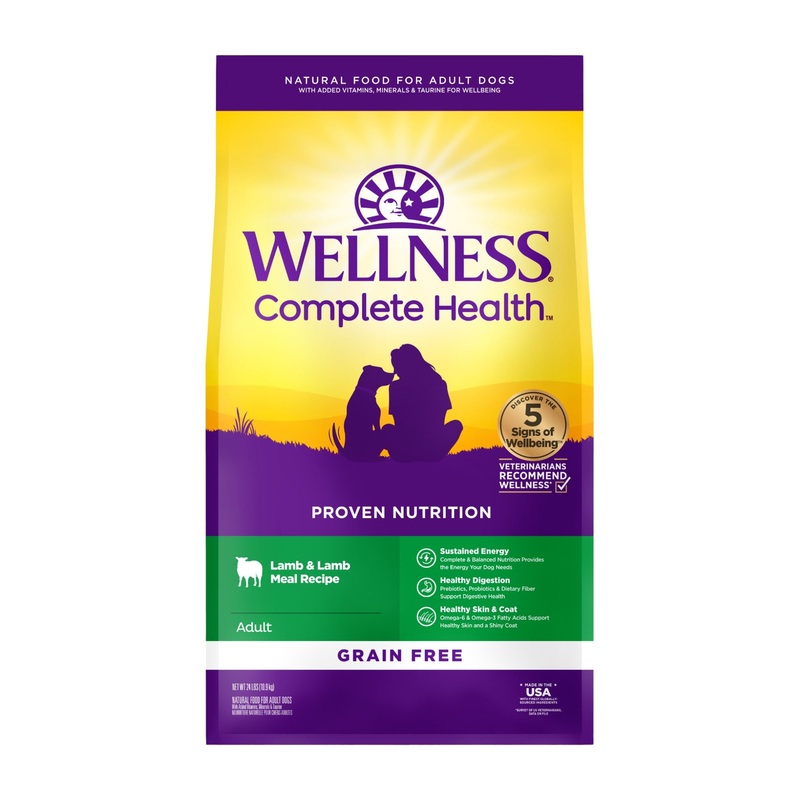 Wellness Complete Health Grain Free Dry Dog Food (Lamb & Lamb Meal Recipe)