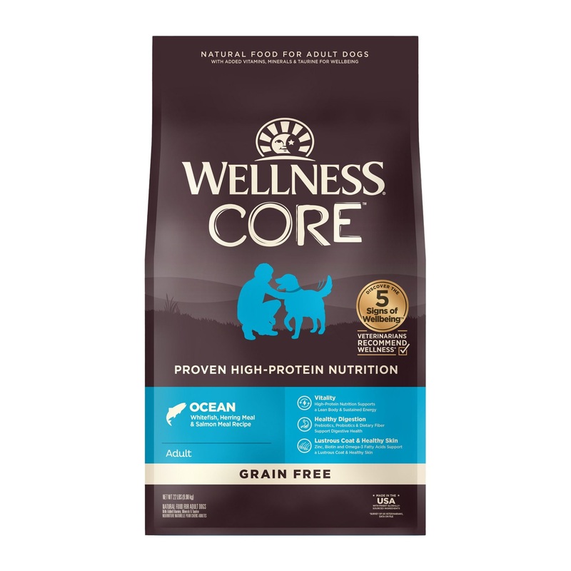 Wellness CORE Grain Free Ocean Dry Dog Food (Whitefish, Herring Meal & Salmon Meal)