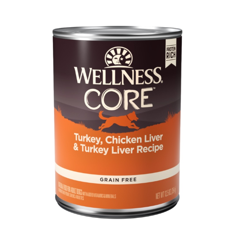 Wellness CORE Grain Free Wet Dog Food (Turkey, Chicken Liver & Turkey Liver Recipe)