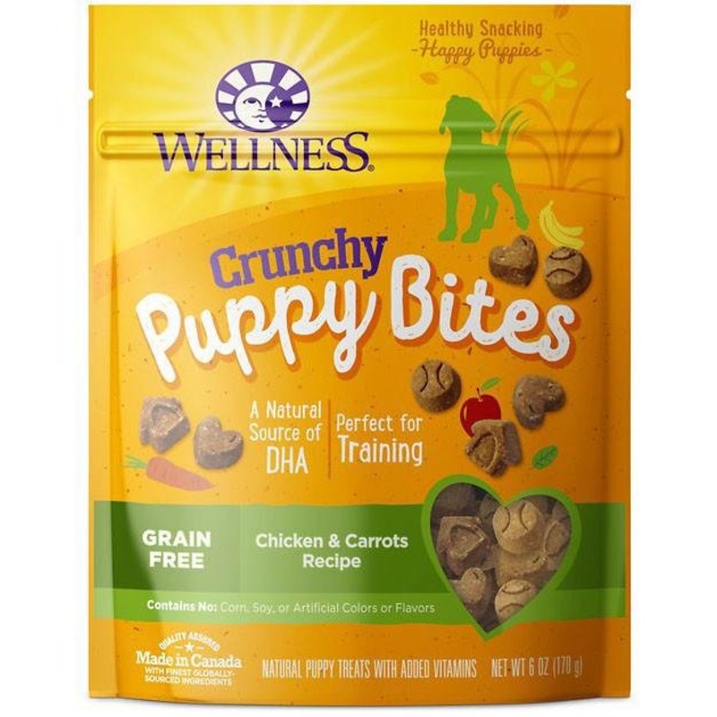 Wellness Puppy Bites Crunchy Chicken & Carrots Recipe Dog Treats