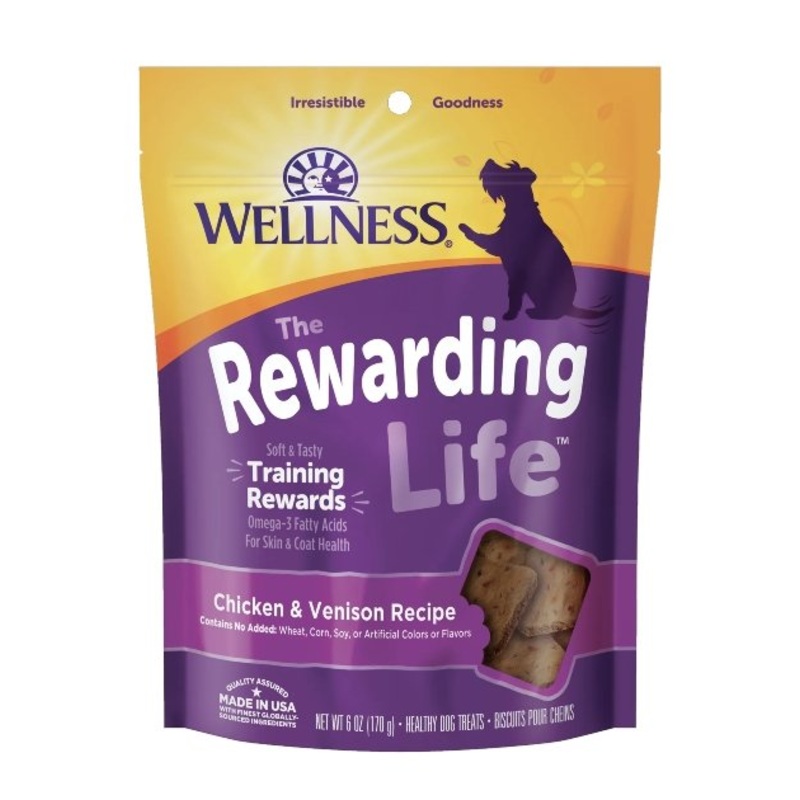 Wellness Rewarding Life Chicken & Venison Recipe Dog Training Treats