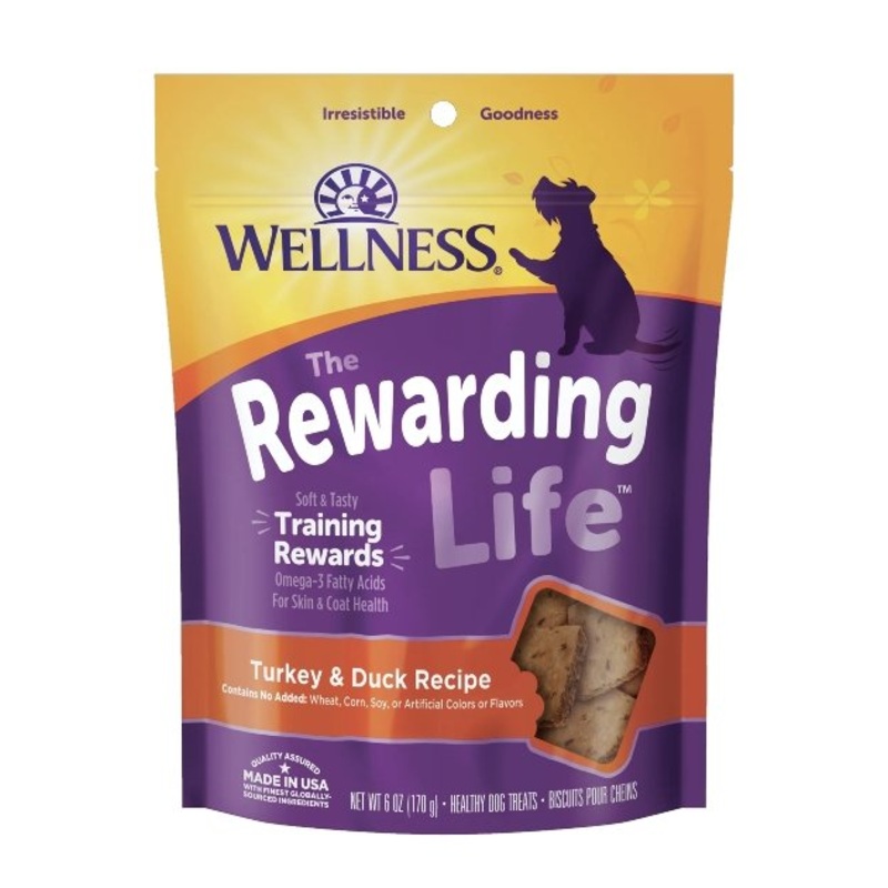 Wellness Rewarding Life Turkey & Duck Recipe Dog Training Treats
