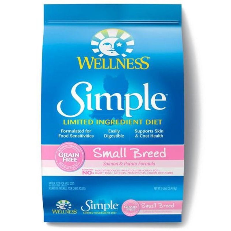 Wellness Simple Small Breed Salmon & Potato Formula Dry Dog Food 4lb