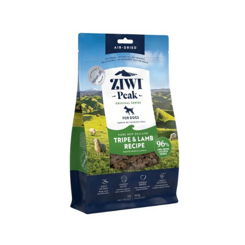 Ziwi Peak Air Dried Dry Dog Food (Tripe & Lamb)
