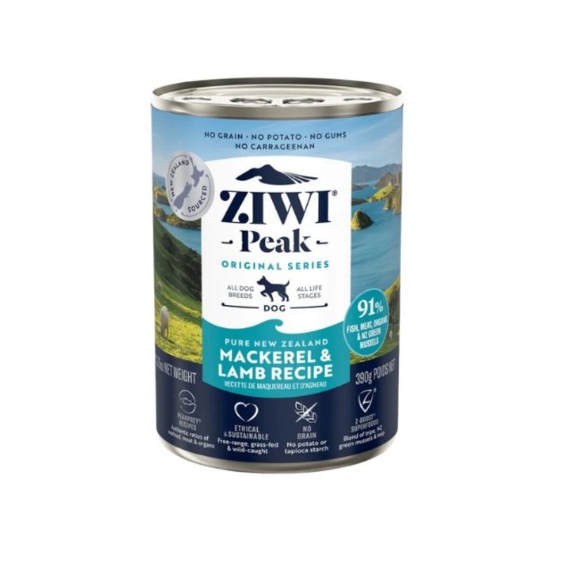 Ziwi Peak Wet Dog Food (Mackerel and Lamb)