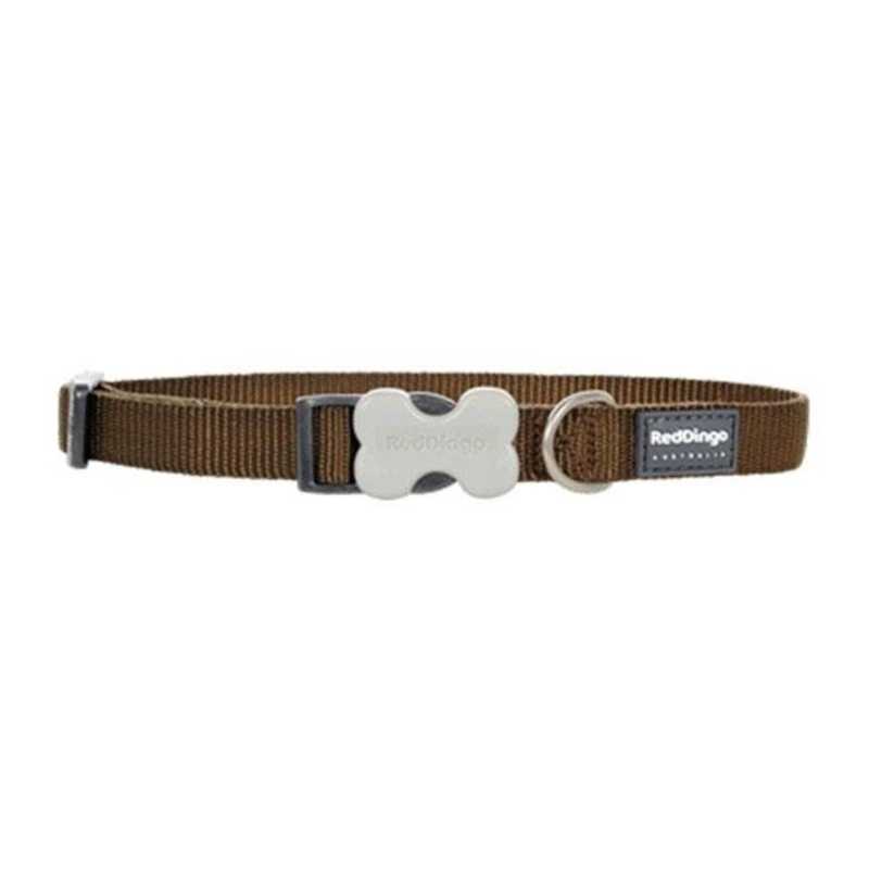 Red Dingo Classic Dog Collar (Brown)