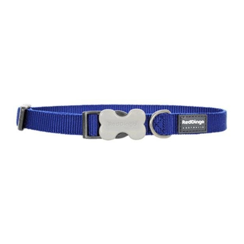 Red Dingo Classic Dog Collar (Dark Blue)