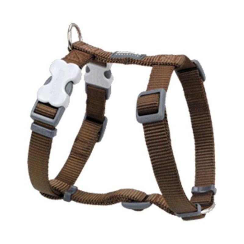 Red Dingo Classic Dog Harness (Brown)