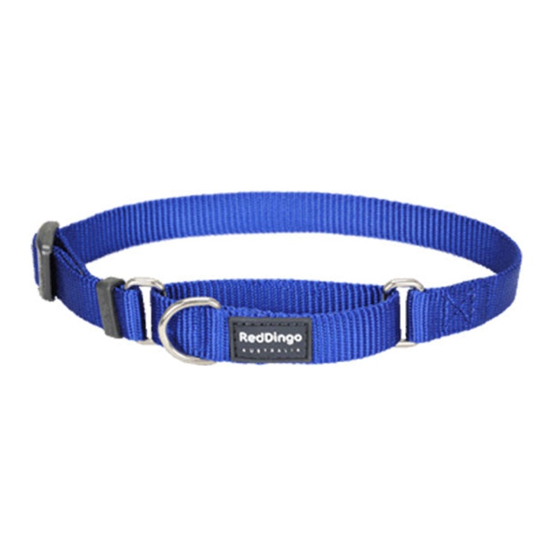 Red Dingo Martingale Choke Prevention Dog Collar (Dark Blue)