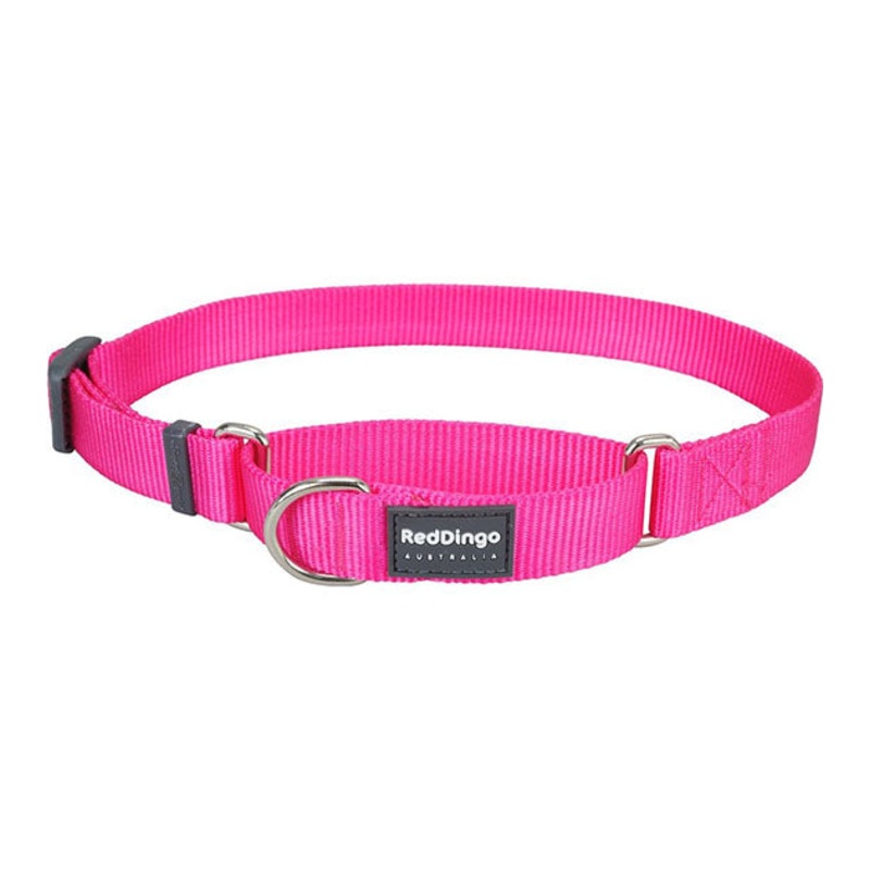 Red Dingo Martingale Choke Prevention Dog Collar (Hot Pink)
