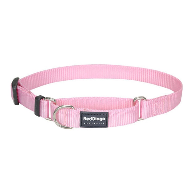 Red Dingo Martingale Choke Prevention Dog Collar (Pink)