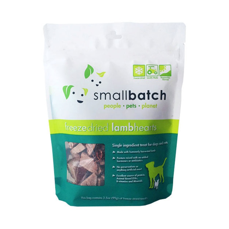 Small Batch Freeze Dried Lamb Hearts Cat & Dog Treats