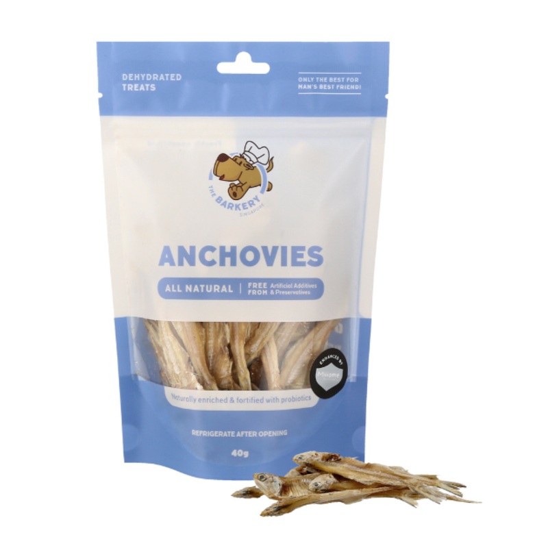 The Barkery Dehydrated Anchovies Dog Treats