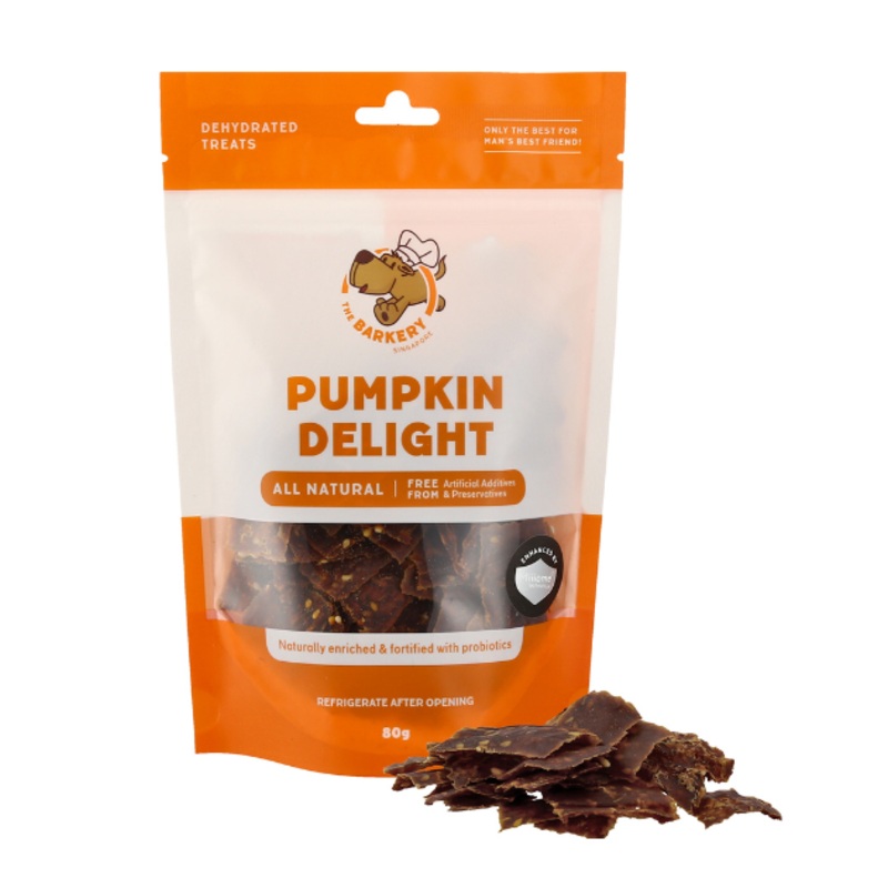 The Barkery Dehydrated Pumpkin Delight Dog Treats