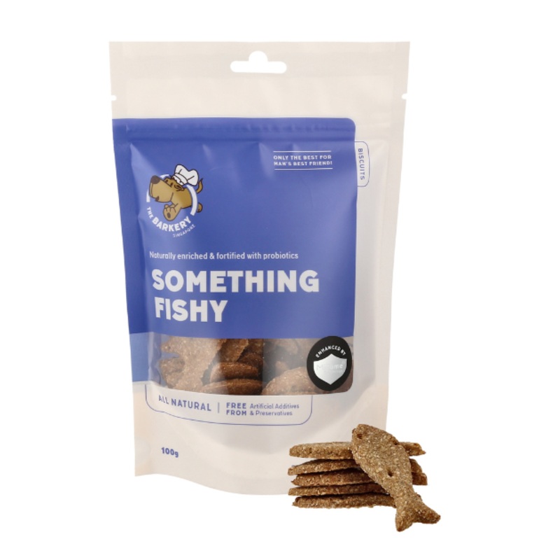 The Barkery Something Fishy Fish Biscuits Dog Treats