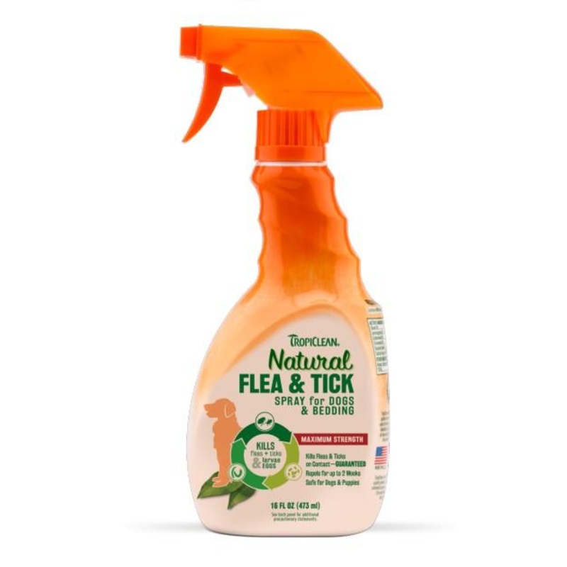 TropiClean Natural Flea & Tick Spray for Dogs