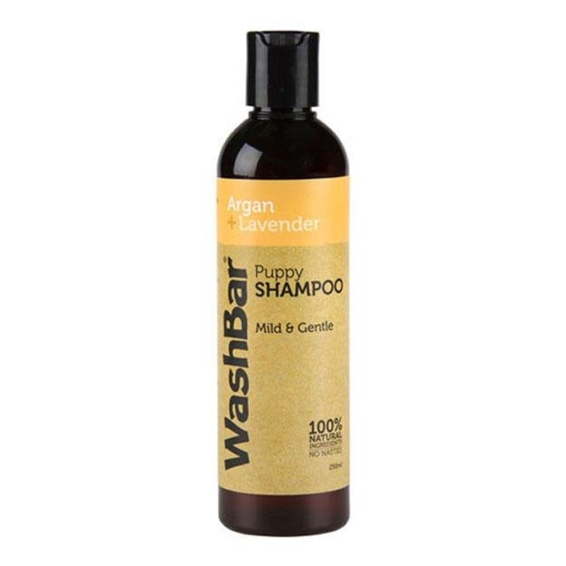 WashBar Natural Puppy & Kitten Shampoo (With Argan, Lavender & Manuka Oil)