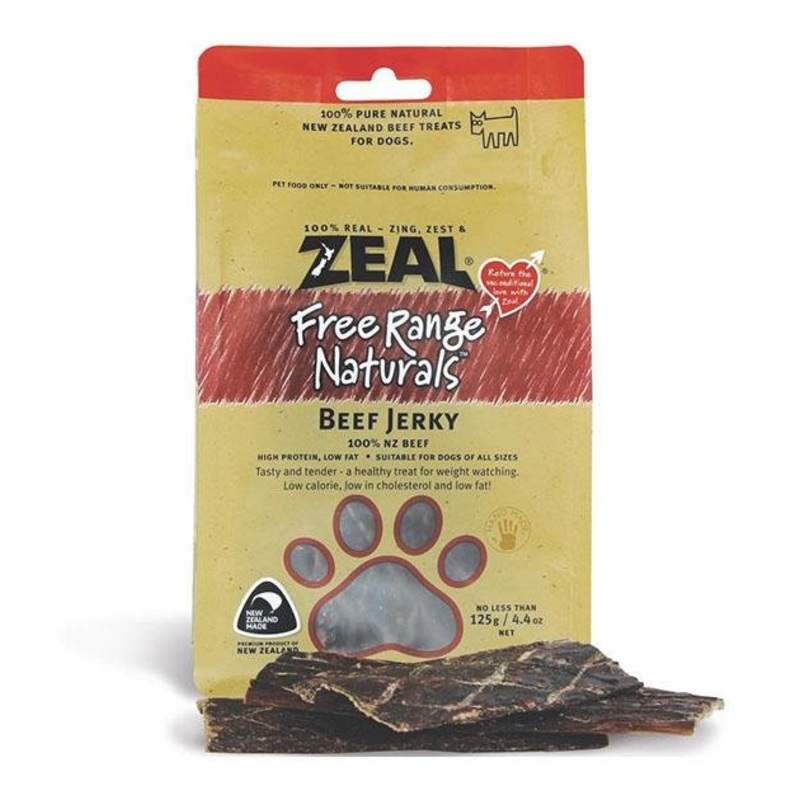 Zeal Free Range Air Dried Dog Treats (Beef Fillet)