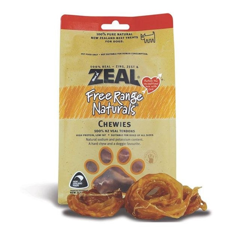 Zeal Free Range Air Dried Dog Treats (Veal Chewies)