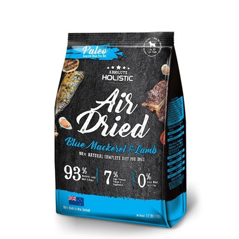 Absolute Holistic Air Dried Dog Food (Blue Mackerel & Lamb)