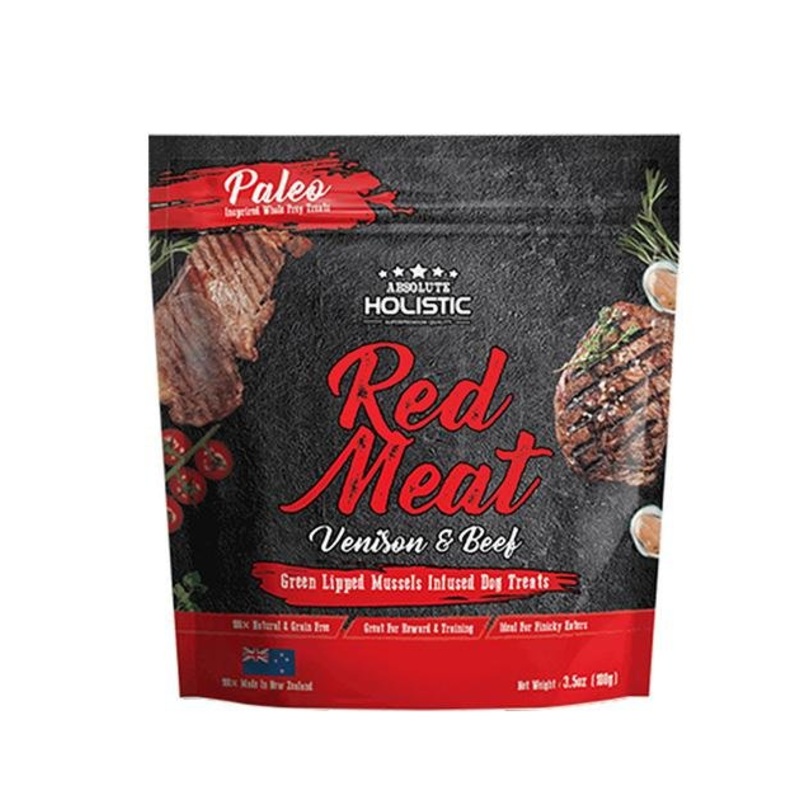 Absolute Holistic Air Dried Dog Treats (Red Meat)