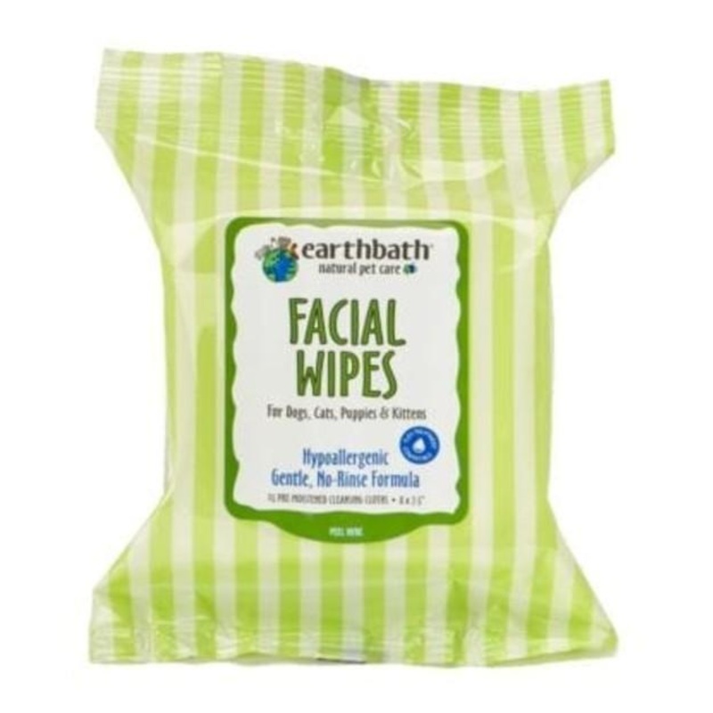 Earthbath Facial Wipes For Dogs (25 wipes)