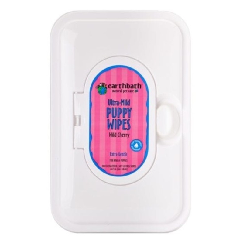 Earthbath Puppy (Cherry Fragrance) Wipes For Dogs