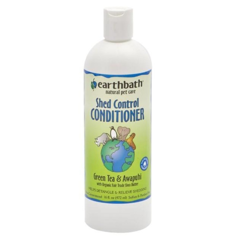 Earthbath Shed Control Dog Conditioner Green Tea & Awapuhi