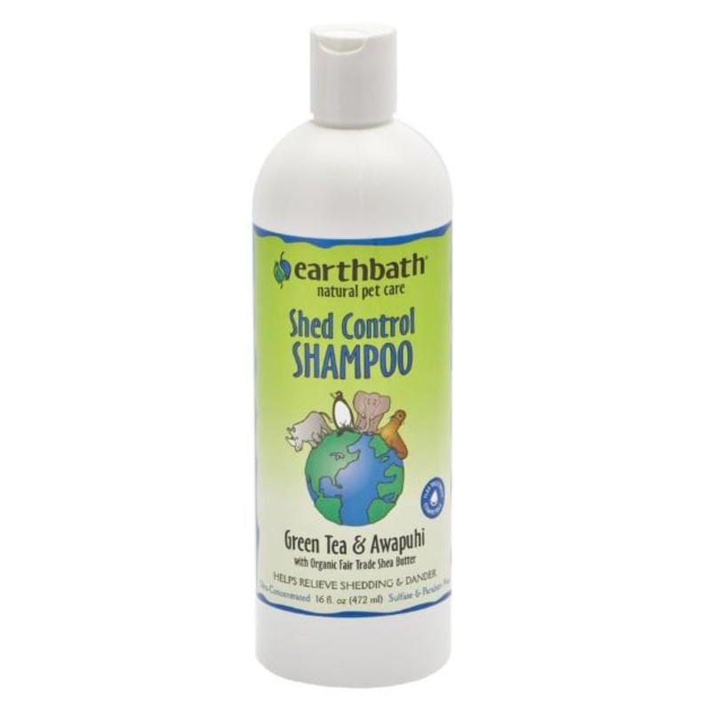 Earthbath Shed Control Dog Shampoo Green Tea & Awapuhi