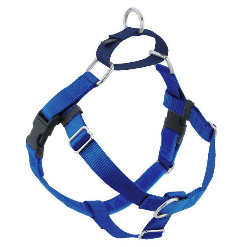 Freedom No-Pull Harness & Leash (Royal Blue/Navy Blue) For Dogs