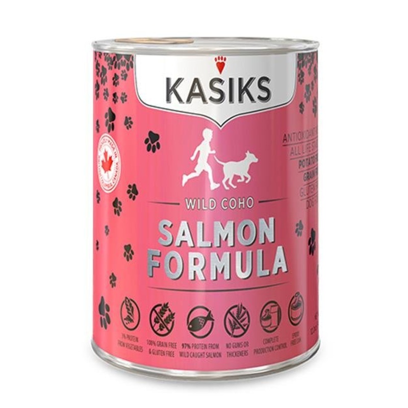 Kasiks Grain Free, Wild Coho Salmon Wet Dog Food
