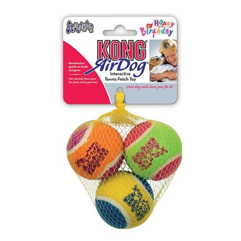 Kong Squeakair Birthday Balls Dog Toy