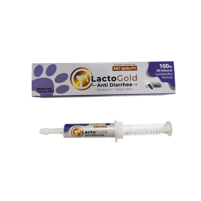 LactoGold Probiotics + Kaolin Gel for Dogs & Cats (Purple)