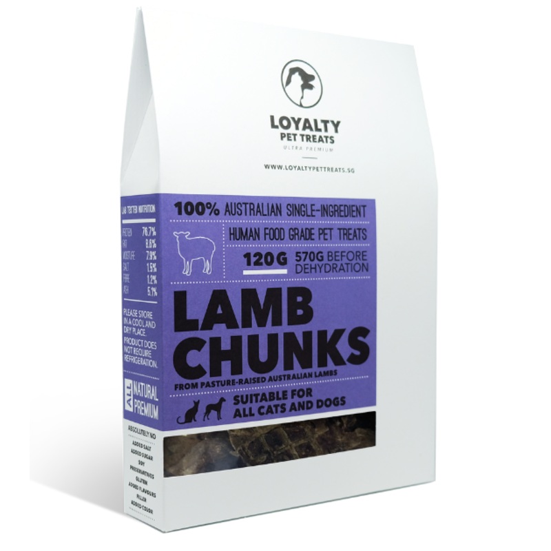 Loyalty Pets Lamb Chunks Dog Treats