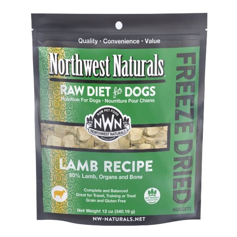 Northwest Natural's Freeze Dried Raw Dog Food (Lamb)