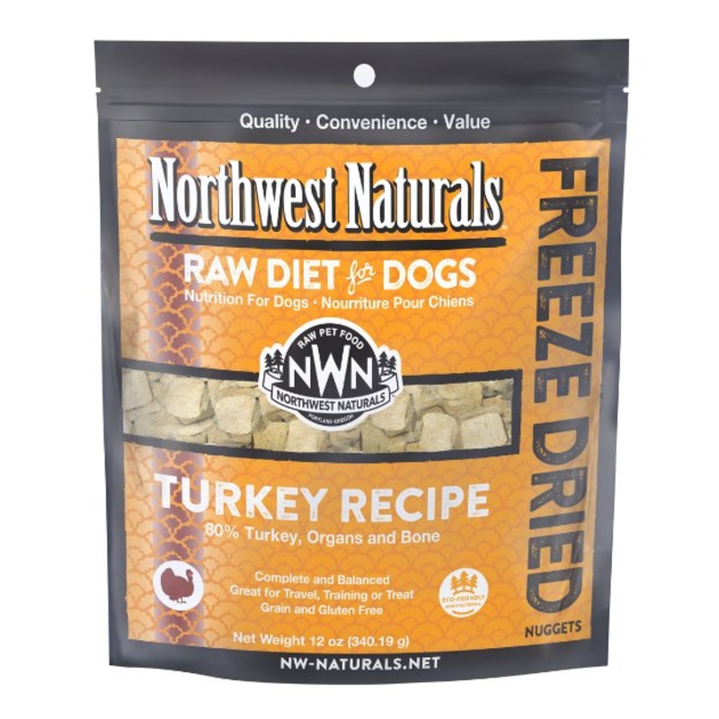 Northwest Natural's Freeze Dried Raw Dog Food (Turkey)