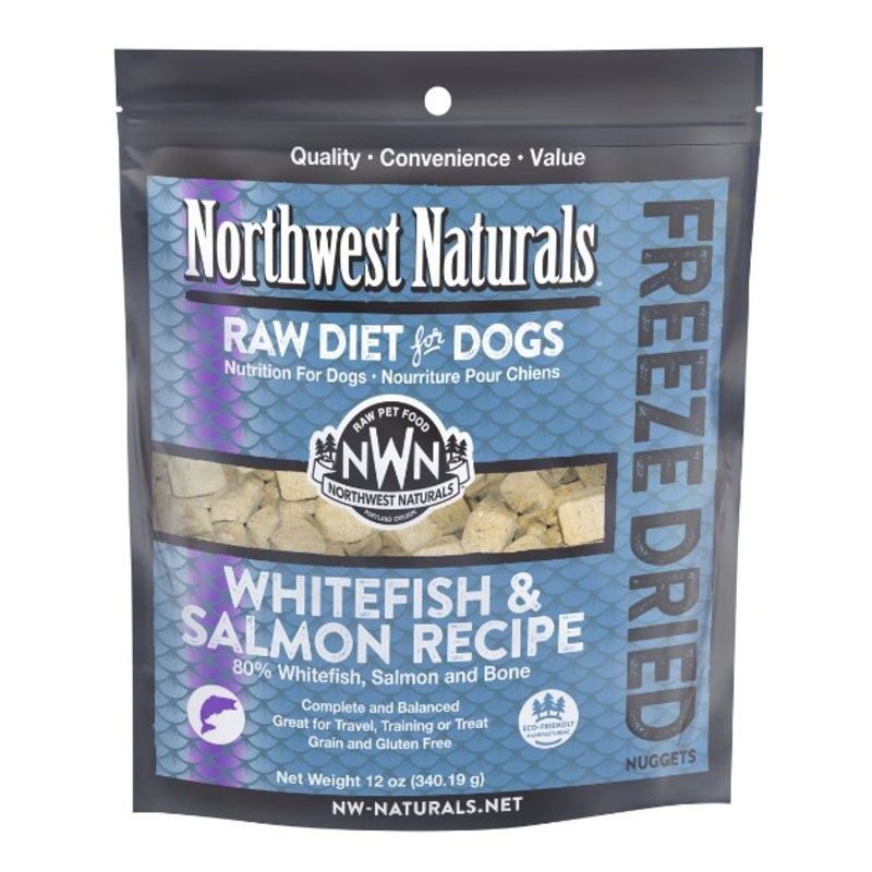 Northwest Natural's Freeze Dried Raw Dog Food (Whitefish & Salmon)