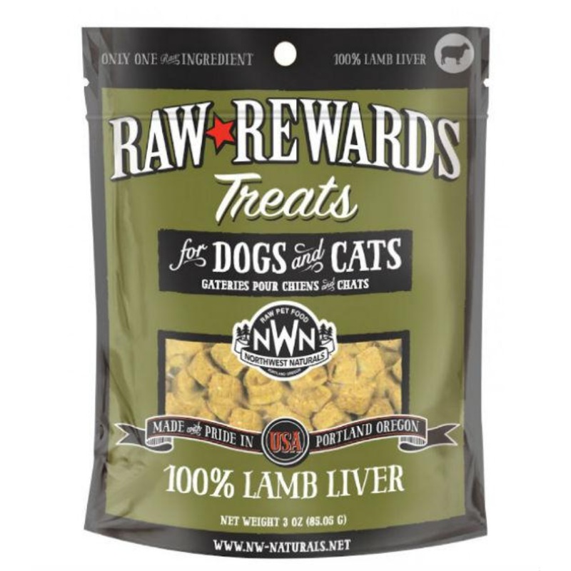 Northwest Naturals Freeze Dried Lamb Liver Cat & Dog Treats