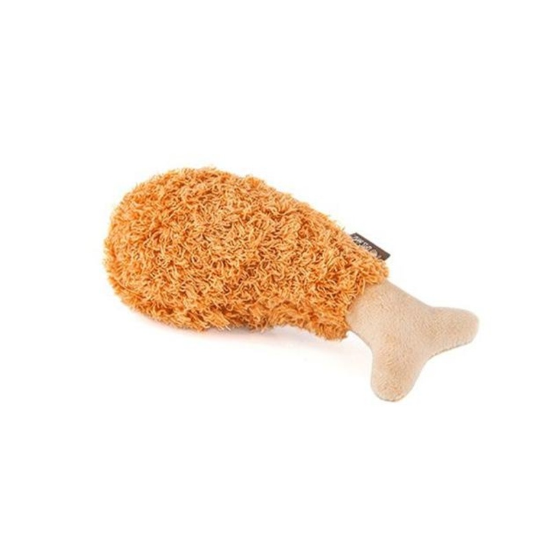 P.L.A.Y. Eco-Friendly American Classics Fried Chicken Dog Toy