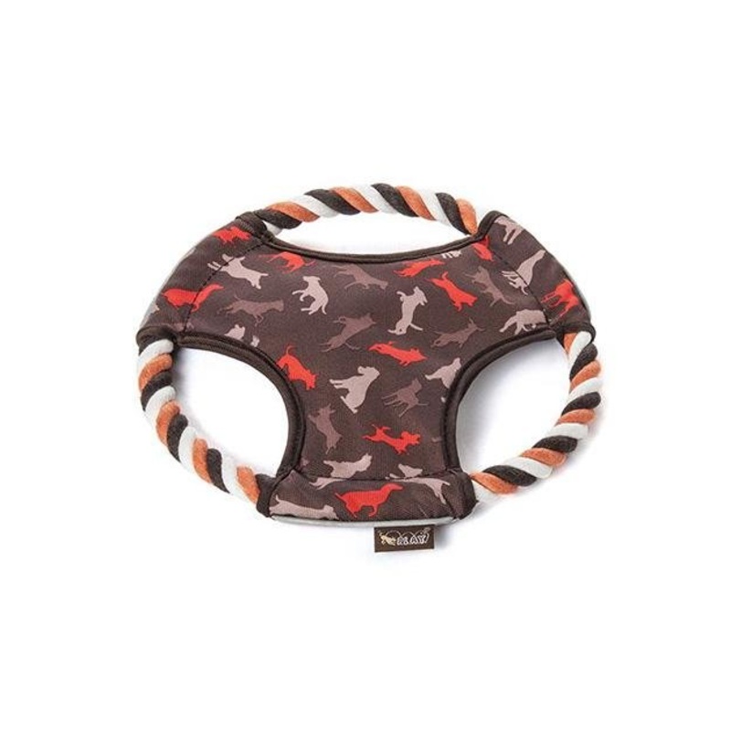 P.L.A.Y. Eco-Friendly Flying Disc Mocha Dog Toy