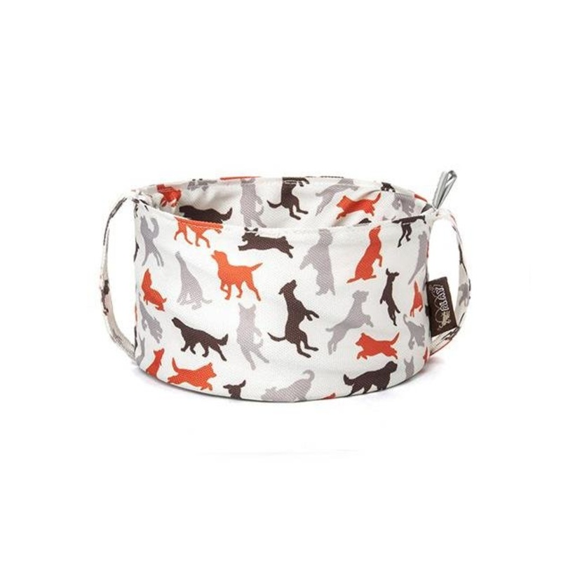 P.L.A.Y. Eco-Friendly Travel Bowl for Dogs Vanilla