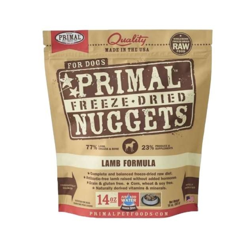 Primal Freeze Dried Nuggets Lamb Formula Dog Food